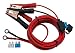 CUZEC 16 AWG Extension Cord Eyelet Terminal with Battery Clamp 12V/ 24V Battery Clip-On for High-Power Inverter and More (13.1FT Long)