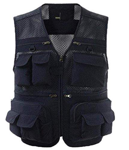 Hling Und Herbst Atmungsaktiv Trocknend Multifunktionale Modernas Schnell Lässig Outdoor Weste Anglerweste Multitasche…