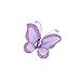 NUOLUX Mesh Wire Glitter Butterfly Pack of 50 (Purple)