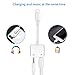 Headphone Adaptor for iPhone Adapter 3.5mm Jack Dongle Earphone Connector Convertor Aux Audio Headset Accessories Cable Audio Splitter Compatible for iPhone X XS Max 8/8Plus Support iOS 11 or Later
