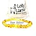 Adult Raw Baltic Amber Bracelet - All Natural Pain Relief for Adults to Help Migraines, Sinus, Arthritis and More! - Raw Lemon