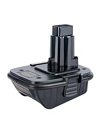 DCA1820 - Adaptador de batería de 20 V DCA1820 para herramientas Dewalt de 18 V, convertidor Dewalt 20 V MAX XR batería de litio DCB205 para baterías Dewalt 18 V NiCad y NiMh DC9096 DW9096 DC9098 DC9099 DW9099
