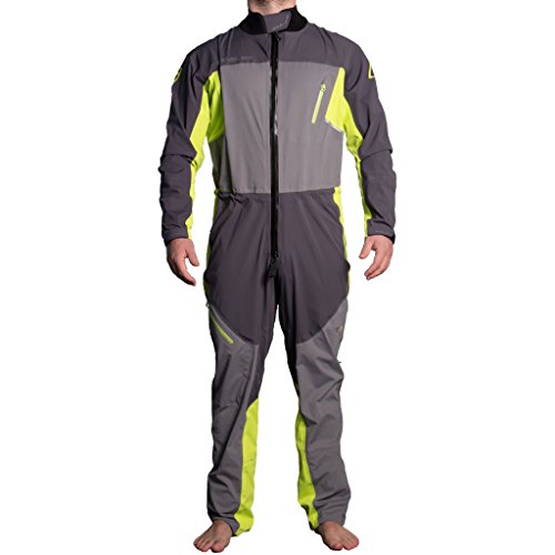 image for Level Six Trident 3.0 Ply SUP Drysuit, Large, Citron/Charcoal/Riversto