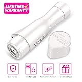 Updated 2019 Version Professional Facial Hair Removal for Women, Electric Painless Perfect Hair Remover Trimmer for Face, Armpit, Chin and Full Body, Waterproof with LED Light