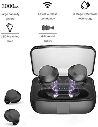 TWS Earbuds Mini Stereo Headset Bluetooth 5.0 Wireless Earphone Smart Voice Control Big Energy HD Mic for iPhone Xiaomi Samsung