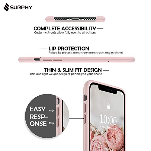 SURPHY Silicone Case for iPhone X iPhone Xs Case, Soft Liquid Silicone Shockproof Phone Case (with M - //medicalbooks.filipinodoctors.org