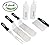 SMAID 6 piece Professional Grade Grill Griddle BBQ Tool Kit ,Camp Chef and other Flat Top Griddles, Grills, Pans, Cooking in the Backyard, Camping, Tailgating and Everywhere
