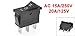 uxcell AC 16A/250V 3P SPDT ON-OFF-ON 3 Position Snap Rocker Switch