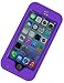 Armour Shell Rugged Waterproof Case for iPhone 6 with Apple Cell Charging Cable - Purple