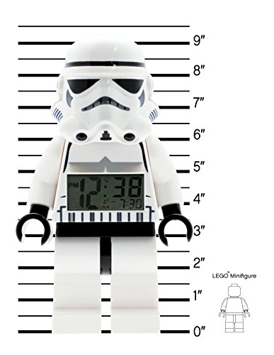 Lego Star Wars 9002137 Sturmtruppler Kinder-Wecker mit Minifigur und Hintergrundbeleuchtung , weiß/schwarz , Kunststoff… – Bild 7