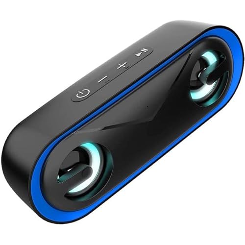 LENRUE A22 Pro Bluetooth Speaker with Lights, IPX5 Waterproof