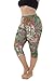 ZERDOCEAN Women's Plus Size Lightweight Printed Capri Leggings style-025 2X