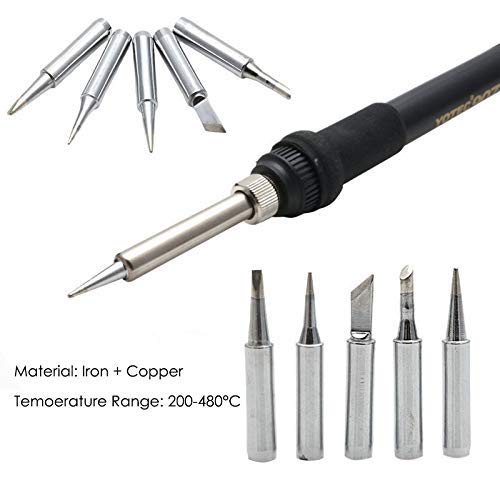Soldering Iron Tips Kit 10 Pcs for Soldering Station Tool 900M 936 937 907