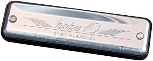 Tombo Harmonica Hope 10 hole Diatonic F#