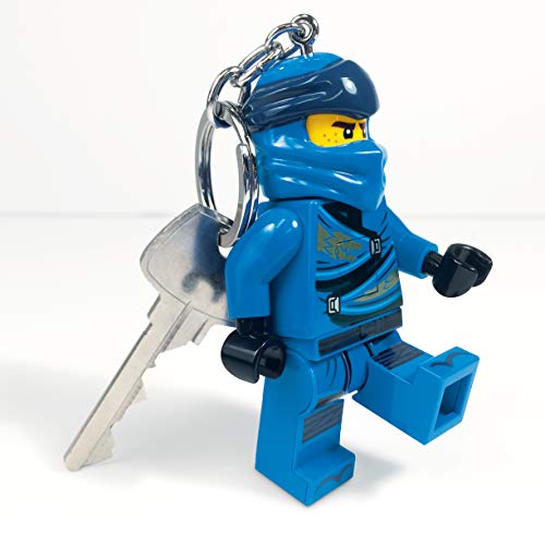 Lego Ninjago Legacy Jay LED Keychain Light 3 Inch Tall Figure (KE148), Ages 6 and up, 1