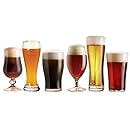 Luminarc Assorted Craft Brew Beer Glasses (Set of 6),, Clear