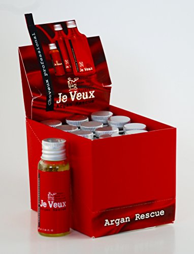 Je Veux Argan Oil Rescue Pack- (12) 25ml Bottles in Dispensing Carton