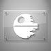 Yoonek Graphics Death Star by Decal Sticker for Car Window, Laptop, Motorcycle, Walls, Mirror and More. # 466 (4