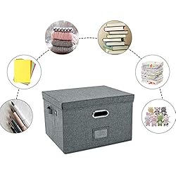JSungo File Box with 5 Hanging Filing