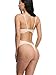LAZAWG Women U Plunge Molded Cup Body Suit Backless V Bra Shapewear Body Brief,Apricot,L(fit for 38C,36D,36DD)