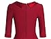 MUXXN Women's 1950s Vintage 3/4 Sleeve Fit and Flare Cocktail Formal Rockabilly Swing Dress