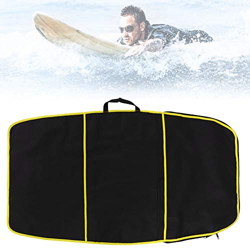 Jadeshay Surfboard Bag,Surfboard Bodyboard Cover Polyester Carry Bag Surfing Accessory(Yellow Stripe, red Stripe, Blue Stripe) (Color : Yellow Stripe)
