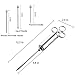 Lingstar Stainless Steel Condiment Syringe Meat Injector Kit for Grill Barbecue with 3 Injector Needles Silvery