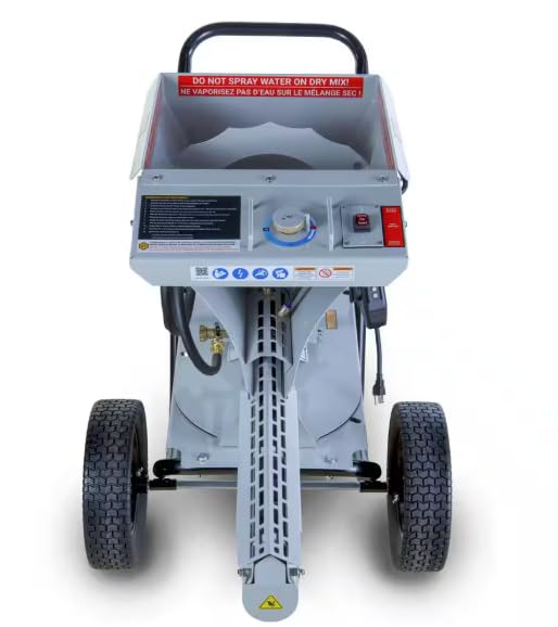 Mud Mixer MMXR-3225 Heavy Duty Portable Concrete Mixer - Fast Multi-Use for Mortar Stucco Evolution