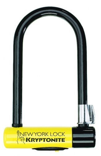 Kryptonite New York Standard Bicycle U-Lock with Bracket ( 4-Inch x 8-Inch)
