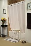 Simplicity Transfer Bench Shower Curtain(Color=White)