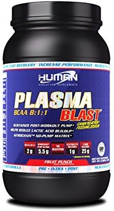 Human Evolution Supplements Plasma Blast Bcaa 8:1:1 Fruit Punch by Human Evolution Supplements