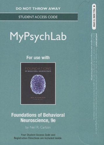NEW MyLab Psychology -- Standalone Access Card -- for Foundations of Behavioral Neuroscience (9th Edition) (Mypsychlab (Access Codes)) - Thumbnail 2