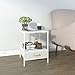 Lifewit Small Nightstand Bedside Table End Table with Fabric Drawer for Bedroom, Side Table Sofa Table, Modern Design, Sturdy and Durable, White
