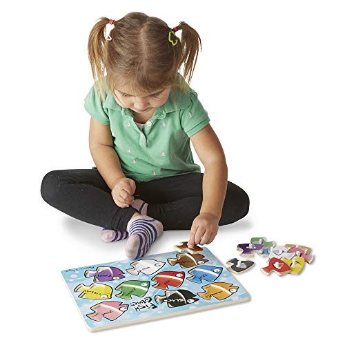 Melissa & Doug Fish Colors Mix n Match Peg Puzzle Pricepulse
