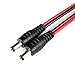 X-group 20pack 10 inch(30cm) 2.1 x 5.5mm Male DC Power Pigtail Connectors for CCTV Surveillance Camera