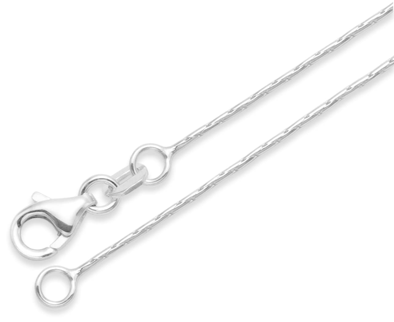 Heather Needham Sterling Silver Cobra Chain 46cm/18" long. Gift boxed 8508/18