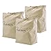 ElegantPark Bridesmaid Gifts Set of 3 Bridesmaid Bags Wedding Party Bachelorette Gifts Bridesmaid Tote Bag 100% Cotton