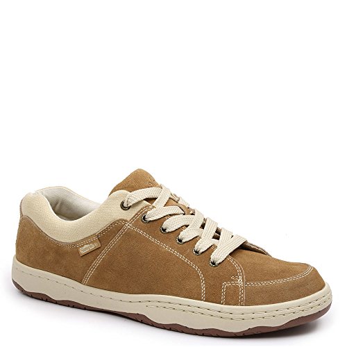 Simple Men's Pipeline-1 Lace Up Sneakers, Taupe Suede, 7 M