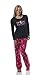 Women's Microfleece Pant Knit Top Lounge Set - Many Cute Designs Available