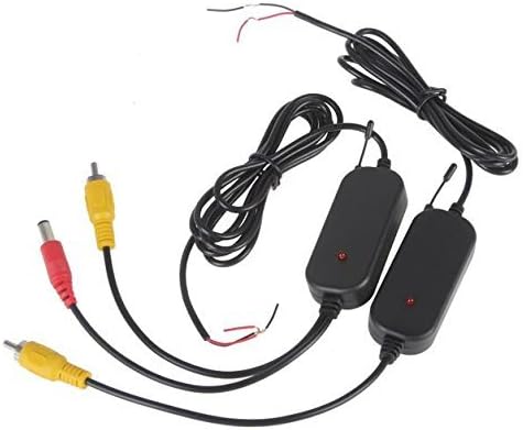 BONDWL 2.4GHZ RCA Wireless Transmitter &amp; Receiver for Car Rearview Reversing Camera and Monitors