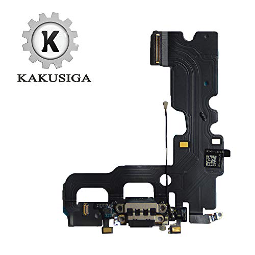 KAKUSIGA Compatible with iPhone 7 Charging Port Dock Connector Flex Cable + Microphone + Headphone Audio Jack Replacement for 7 4.7