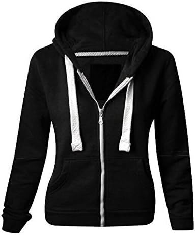 Kids Girls &amp; Boys Plain Fleece Hoodie Zip up Zipper (7/8, Black)