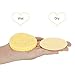 ISWOEK Compressed Natural Cellulose Facial Sponges, 50 Count, Deep Cleansing and Exfoliation 100% Natural Sponges for Travel/Home