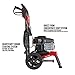 CRAFTSMAN CMXGWAS021021 2800 MAX PSI 2.3 MAX GPM Gas Pressure Washer Powered by Briggs & Stratton 163cc Engine, Made in USA with Global Materials