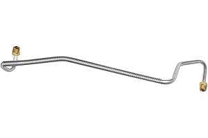 Inline Tube Replacement for 1977-81 Chevrolet Corvette 350CID Quadrajet (Std. Engine) 3/8" Pump to Carb Line, OE Steel