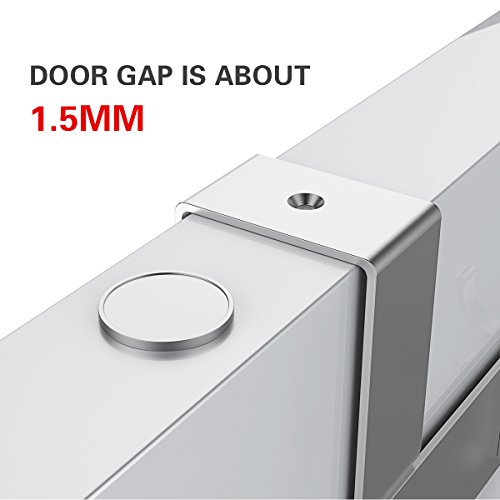 Door Hooks Hanger Rack, Anjuer Aluminum Utility Organizer Holder for Kithchen Bathroom, 6 Hooks Over the Door Hanger Silver