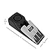 Trademark Home Collection Door Stop Alarm – Portable Door Stopper with Siren for Home, Hotel, or Dorms – Low, Medium, and High Sensitivity Settings, Black, One Size