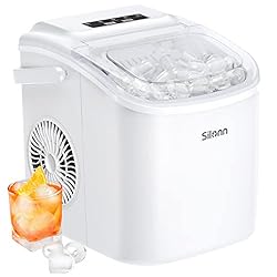 Silonn Countertop Ice Maker, 9 Cubes Ready in 6