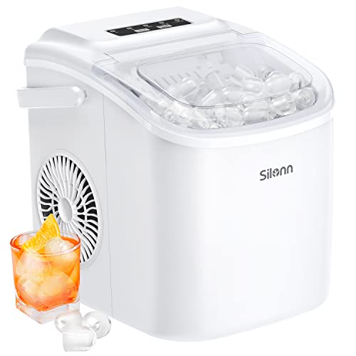 Silonn Countertop Ice Maker, 9 Cubes Ready in 6
