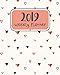 Weekly Planner 2019: 12 Months Plan Notebook | Daily & Weekly Organizer, Scheduling and Calendar wit by Brickshub Publishing